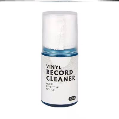 200ml唱片清洁液(带绒布)-D37 黑胶唱片收纳架黑胶碟怀旧陈列架存放盒老唱片cd架收纳盒光盘系列