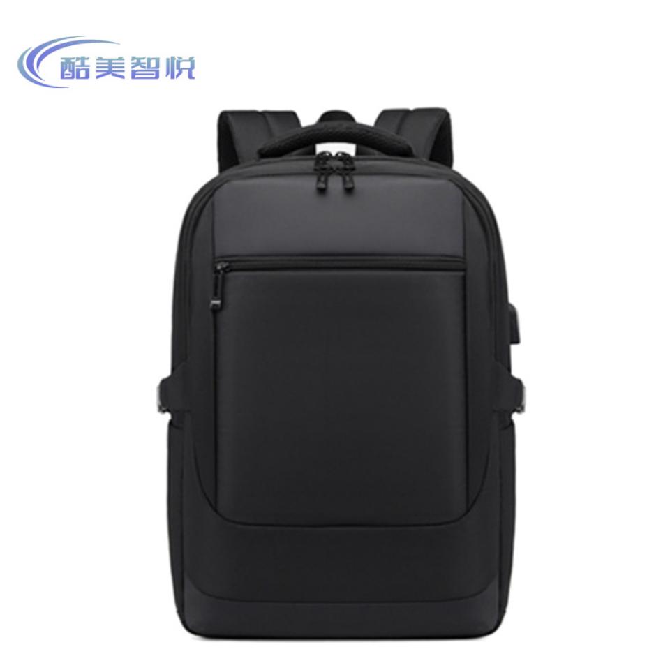 酷美智悦 商务双肩包黑色32*13*45cm KM-FZ121 个高清大图