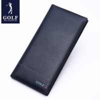 高尔夫GOLF男士长款钱包头层牛皮钱夹真皮钱包时尚简约商务