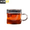 三维工匠茶杯玻璃茶杯小茶杯陶瓷杯紫砂杯飘逸杯泡茶壶泡茶过滤杯飘逸茶壶 红内白紫砂品杯