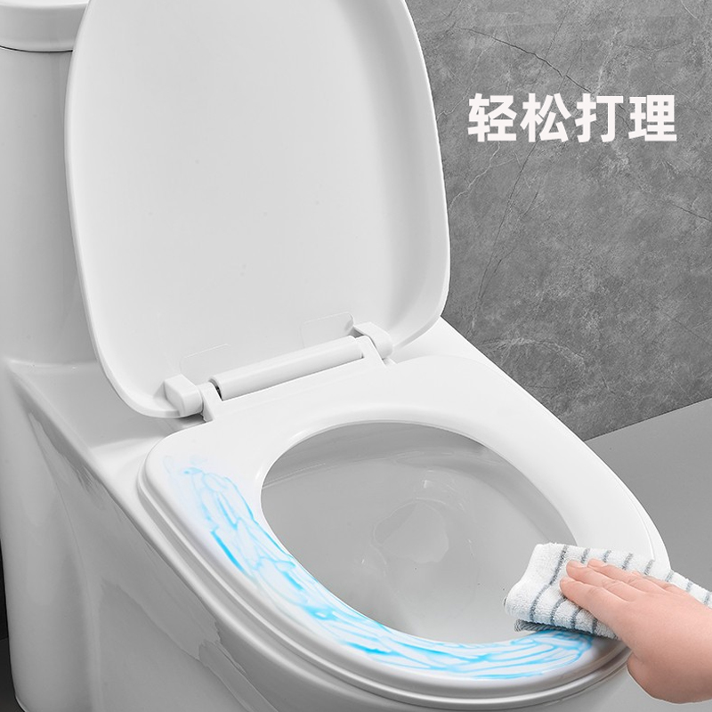 尔沫坐便器盖板家用马桶盖子U形通用马桶圈配件坐便器盖子V型加厚马桶盖板厕所板加厚坐垫圈高清大图