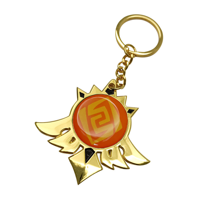 漫易二次元原神之眼蒙德可莉温迪吊坠挂件男女定制钥匙扣动漫周边 神