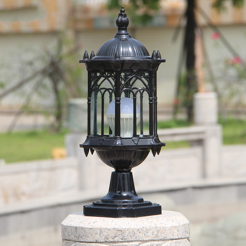 欧式柱头灯围墙灯ciaal防水led户外灯别墅庭院灯大柱子灯墙头灯