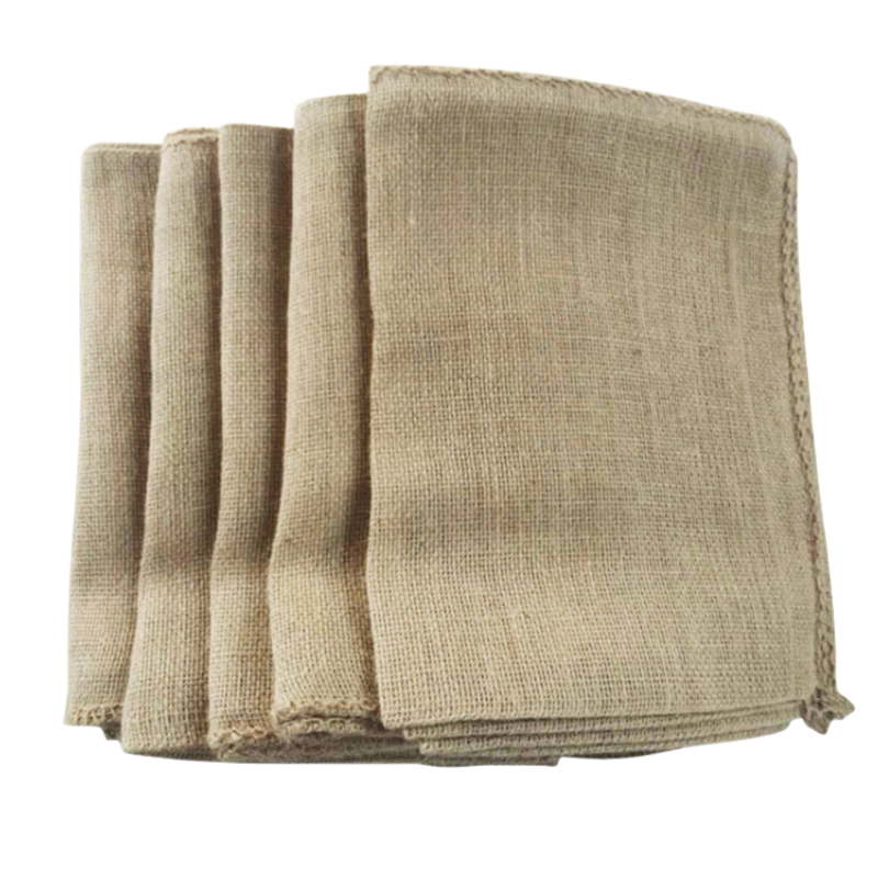 联岚全新老式麻布片防洪防汛麻袋沙土铺路黄麻袋/40*60cm/条高清大图