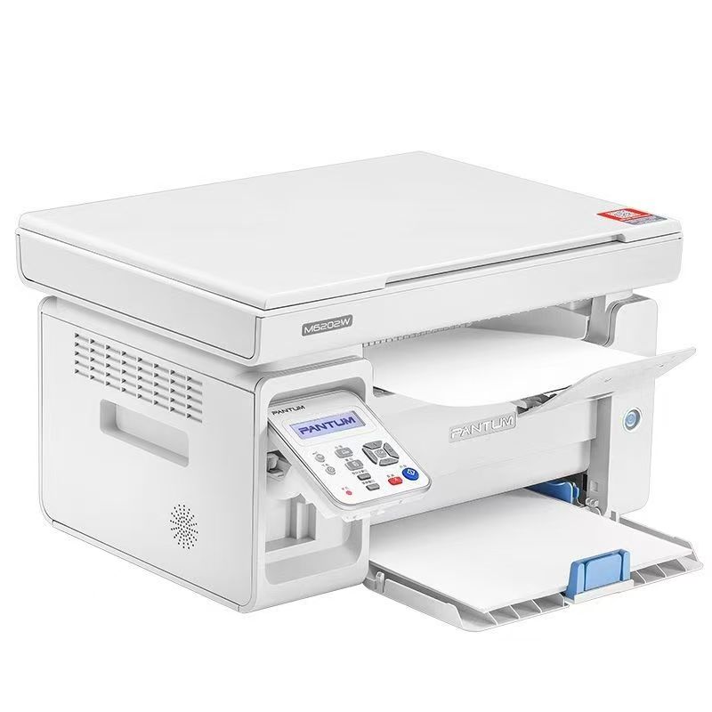 奔图M6202NW无线黑白激光激光打印机复印手机扫描家用办公一体机-套餐2:标配+加粉鼓2支+粉5支高清大图