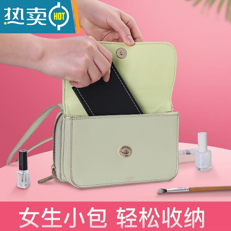 敬平[破损补发]镜子化妆镜折叠台式便携随身高清学生公主桌面梳妆镜 中号(21cm*15cm)[]玫红色便携式用镜高清大图