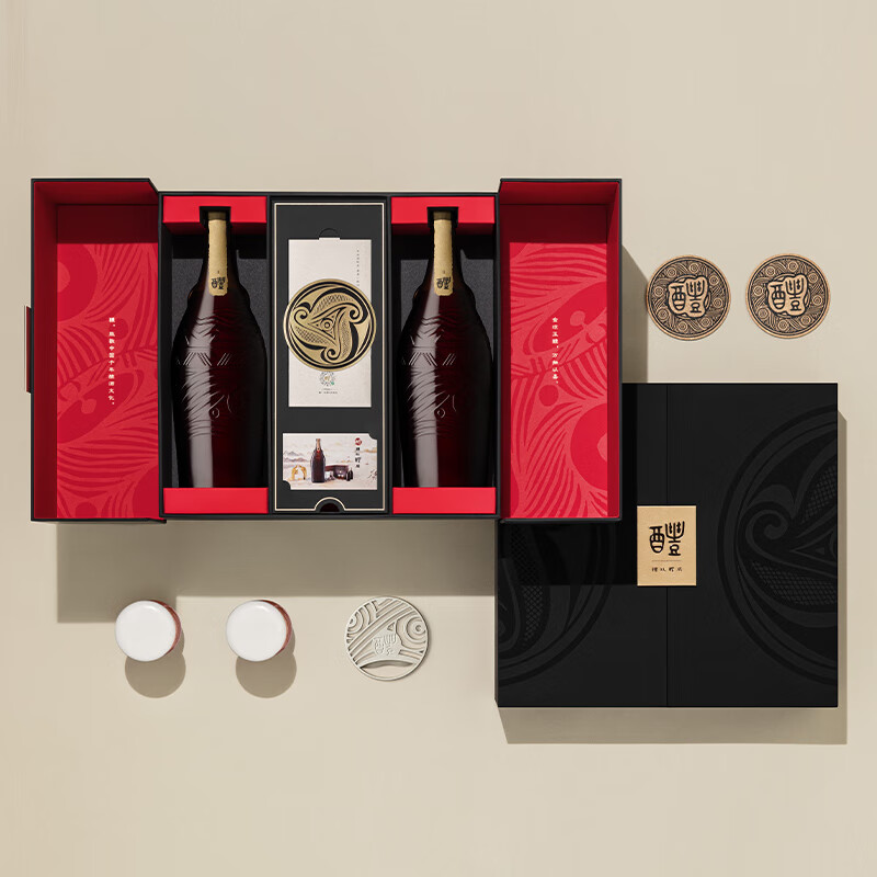 雪花啤酒(Snowbeer)醴18.8度999ml*2瓶礼盒装 礼以醴成高清大图