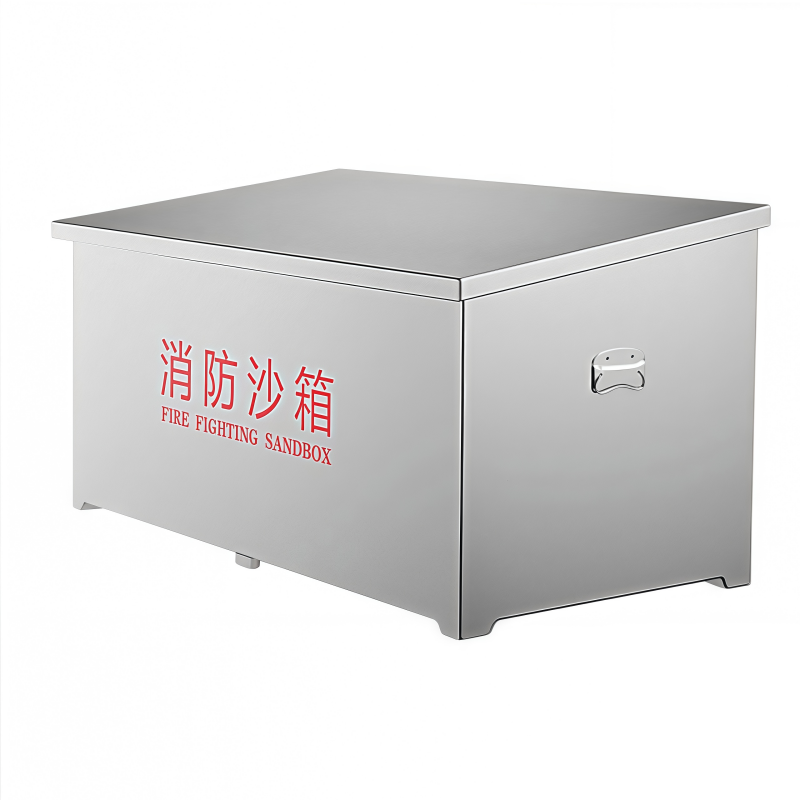 义尊 不锈钢消防沙箱 80*60*60cm 个高清大图