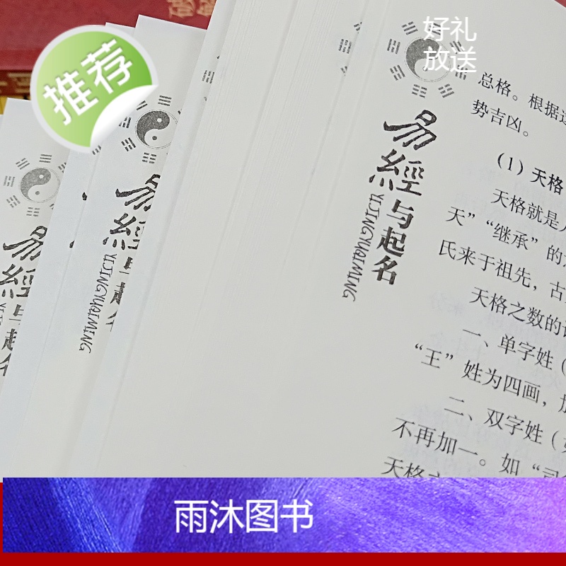 易经与起名 小孩子生辰八字男孩女孩新生婴儿宝宝起名书籍正版大全实用取名专用字典书籍 易经入门基础知识全书五行12生肖与起高清大图