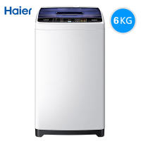 海尔(Haier) 6kg公斤全自动波轮洗衣机 家用小巧三口之家/宿舍 XQB60-M12699T