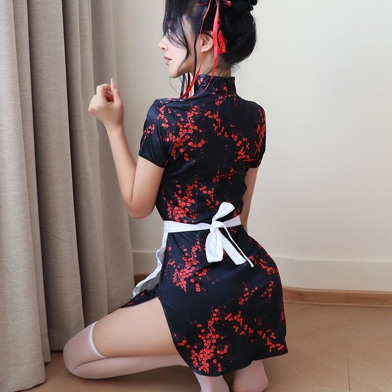 长夜漫漫情趣内衣中华娘旗袍激情免脱诱惑纯欲制服cos扮演女1468高清大图