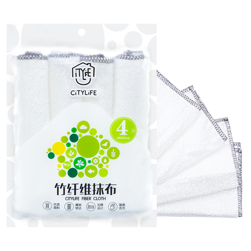 禧天龙洗碗抹布厨房不易沾油加厚家用洗碗巾吸水百洁布清洁巾C-8637