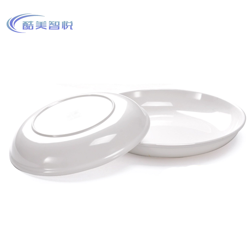 酷美智悦 密胺深盘7英寸17.6*3.3cm KM-BH122 个高清大图