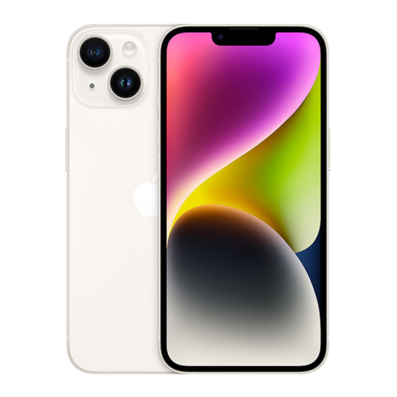 [赠壳膜套装 单独配]Apple iPhone14 256G 星光色 5G全网通手机