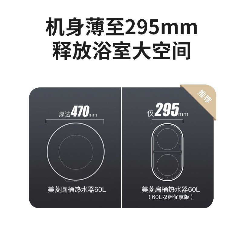 美菱(MELING) 660A扁桶 电热 水器(G)