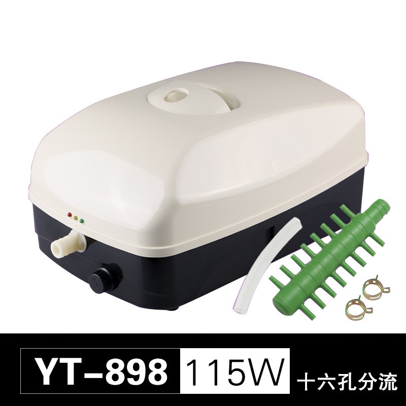 森森交直流气泵交直流两用增氧泵鱼缸水族箱加氧机泵养鱼可调节气量YT系列 YT-898（115W）