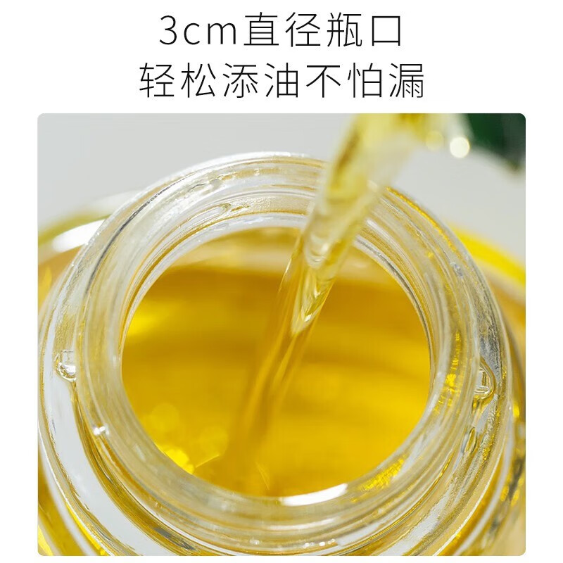 温仑山600ml自动开合玻璃油壶VE027高清大图
