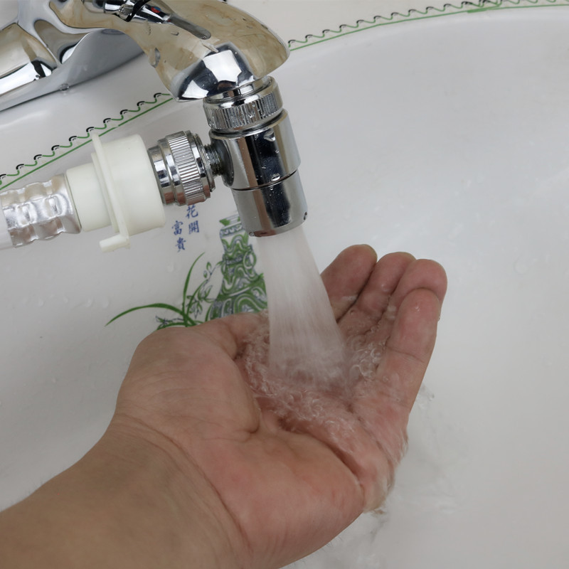 多功能分ciaa水器洗衣机进水软管卡扣式转换接头m20外丝洗衣机分水器