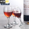 三维工匠6只装 玻璃红酒杯葡萄酒杯加厚小号白酒杯二两酒杯家用玻璃高脚杯 2002红酒杯125(6只1套)