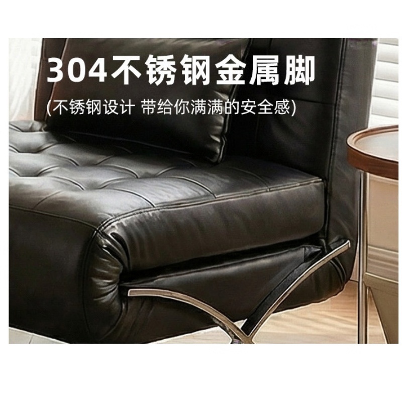 豫龙都真皮沙发床1.56m高清大图