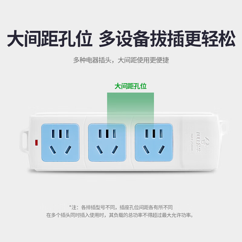 公牛智能USB充电器G28优配版 4USB接口 60W大功率 快充技术 安全防护设计 精致小巧高清大图