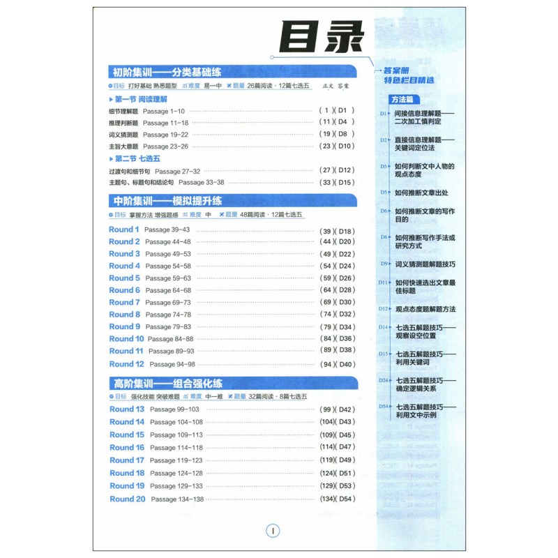 2023版 理想树 高考英语进阶集训 高考阅读理解 新高考通用版高中高三英语专项辅导练习资料书英语阅读理解专题型强化训练