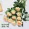 仿真玫瑰花客厅装饰电视柜隔断摆设绢花婚礼布置假花花束干花摆件