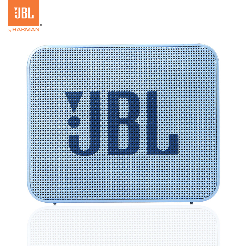 JBL GO2 音乐金砖二代 蓝牙音箱 低音炮 户外便携音响 迷你小音箱 可免提通话 湖冰蓝