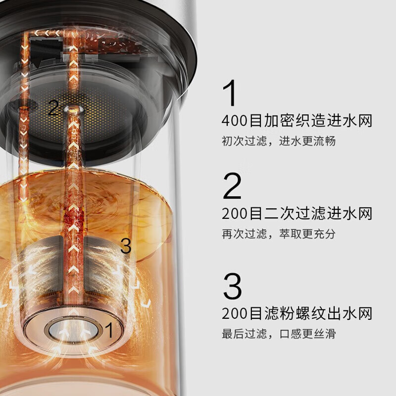 科西 CK-CB1咖啡冷萃杯便携随行冷萃咖啡壶 冷萃壶玻璃冷泡瓶便捷式冲茶器冷萃壶600ml燕麦色高清大图