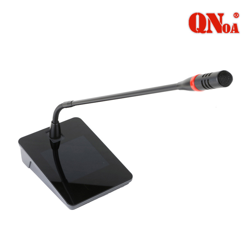 启诺QN-9600C/D有线手拉手主/代表单元(长咪)黑(只)