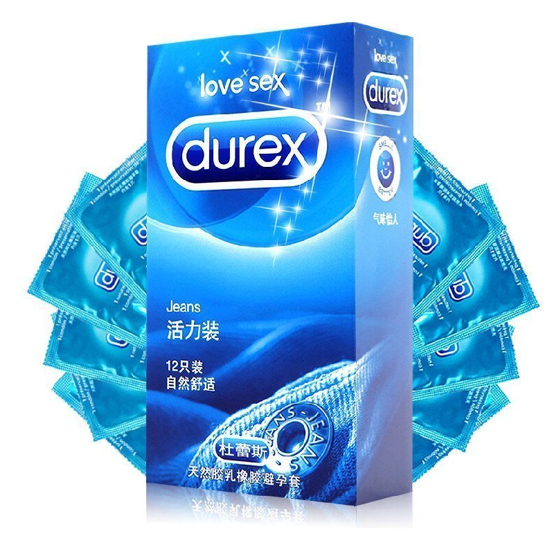 杜蕾斯durex 超薄避孕套组合装love大胆爱吧10+活力12只安全套 非颗粒螺纹型 成人情趣用品高清大图