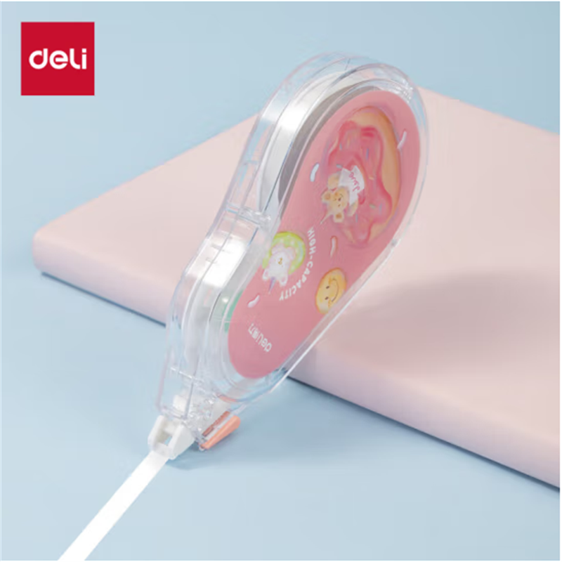 得力(deli)50米省力修正带创新结构改正带涂改带VR128 单只装 11只起售高清大图
