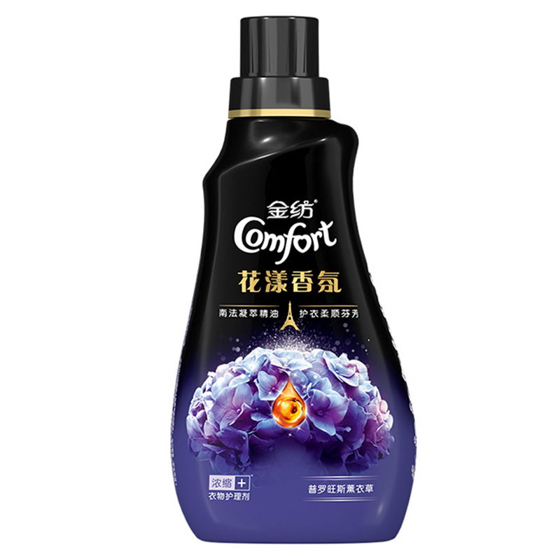 金纺 衣物柔顺剂 花漾香氛 衣物护理剂500ml 普罗旺斯薰衣草香氛 浓缩配方 用量更省 [联合利华]