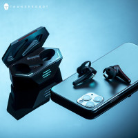 雷神(ThundeRobot)TWS真无线游戏耳机HL10入耳式游戏音乐运动耳麦苹果华为小米手机 黑色