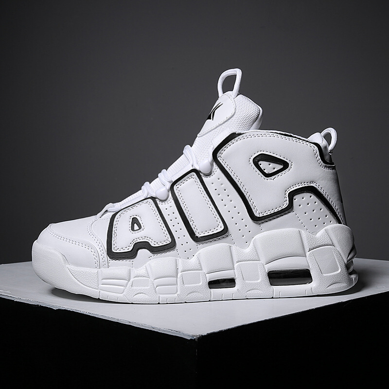 bomina篮球鞋男空军一号怒吼天尊潮牌运动鞋嘻哈潮鞋皮蓬大air高帮