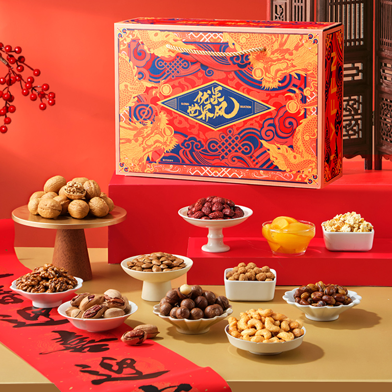 来伊份优果世界风红A礼盒1616g
