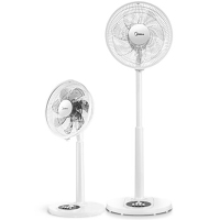 美的台地扇电风扇FTSA30YD家用卧室摇头定时升降扇七叶落地扇