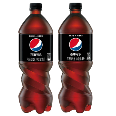 百事可乐 糖Pepsi 汽水 碳酸饮料 1L*2瓶 (新老包装随机发货) 百事出品