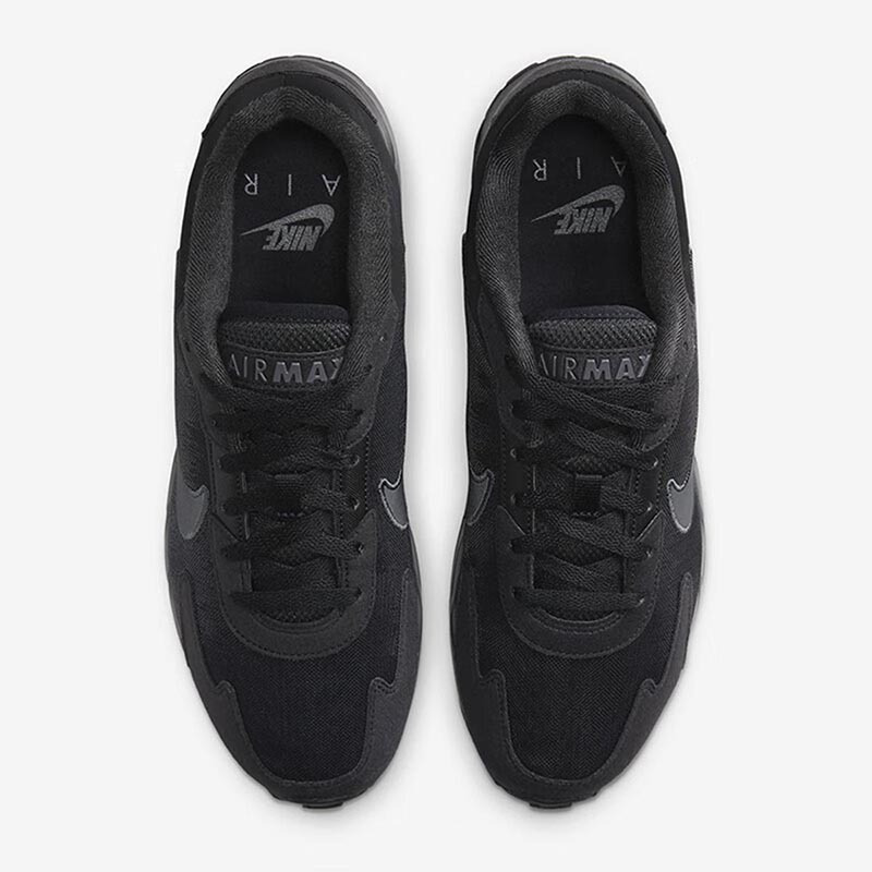 耐克春季男鞋AIR MAX SOLO运动鞋减震全黑复古跑步鞋DX3666-010