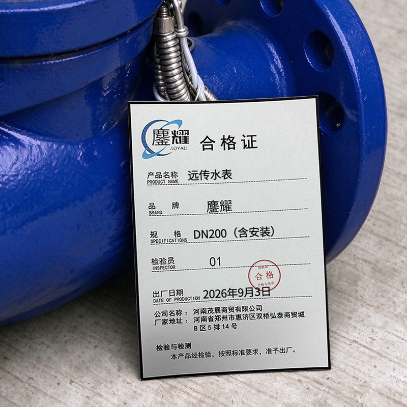 鏖耀 远传水表 DN200(含安装) 个高清大图