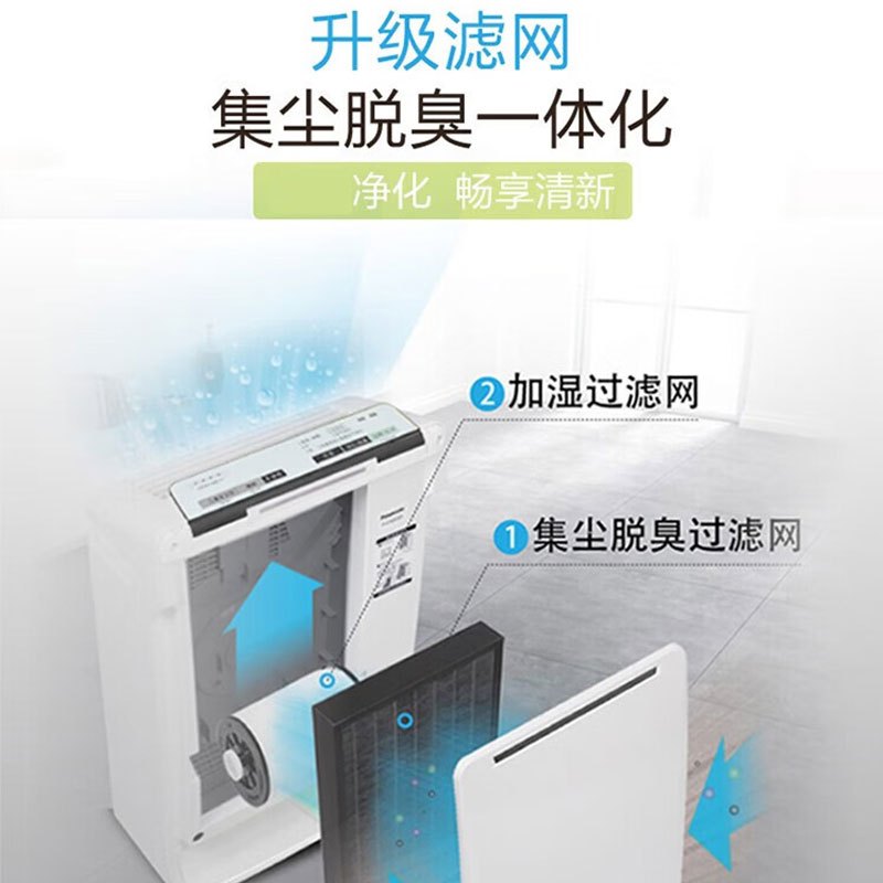 松下 空气净化器 F-VDM30C-S高清大图