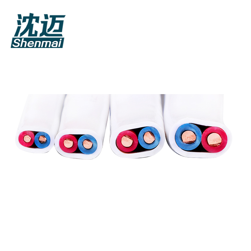 沈迈 铜芯硬电线 ZR-BVVB-2*1.0mm²(95米) /捆高清大图
