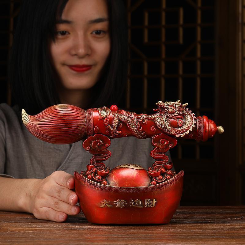 家柏饰(CORATED)摆件 金元宝 全铜工艺品 家居客厅 办公室装饰礼品高清大图