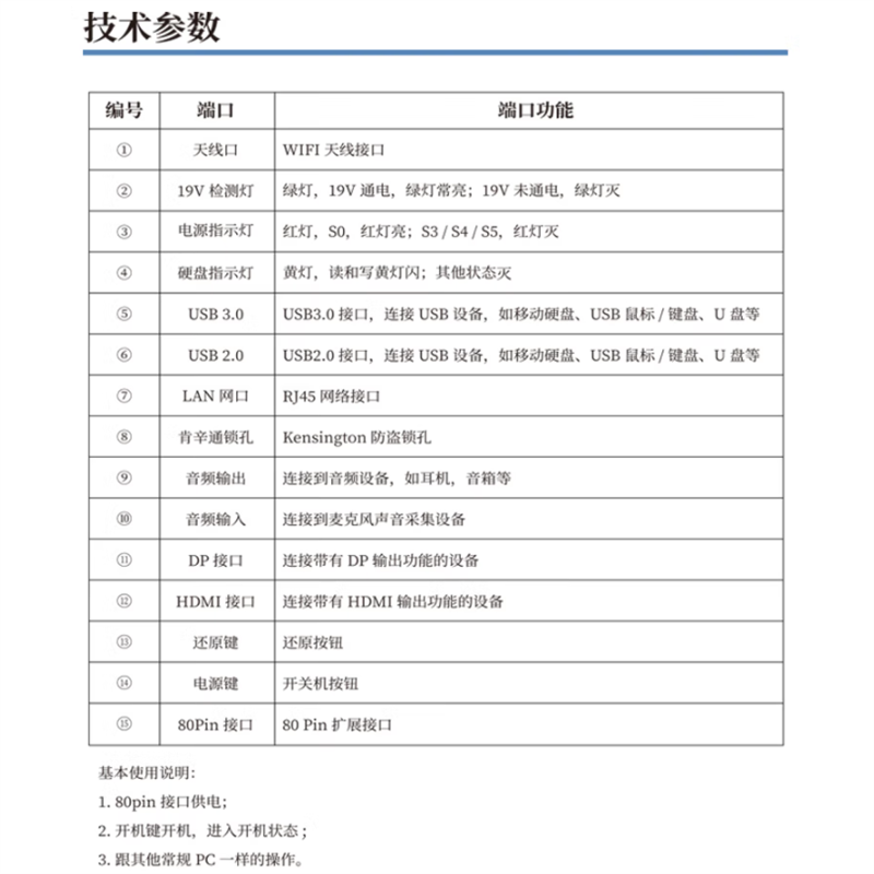 华为(HUAWEI) IdeaHub OPS电脑扩展模块 Windows10 I5系统 8G+128G 视频会议平板