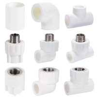 PPR水管接头直接带内丝 φ25 20个装