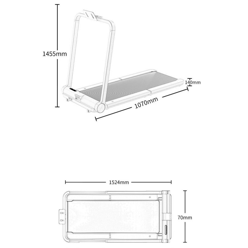 HUWEI HiLink 炽热粒子Zeal跑步机R1 运动健身/折叠/走跑一体/家用/降噪/支持华为运动健康APP遥控