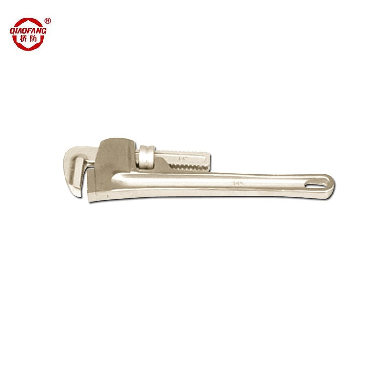 桥防(QIAOFANG) QF5102钛合金无磁美式管钳子 航空 航天 医疗用管子钳 30*250mm