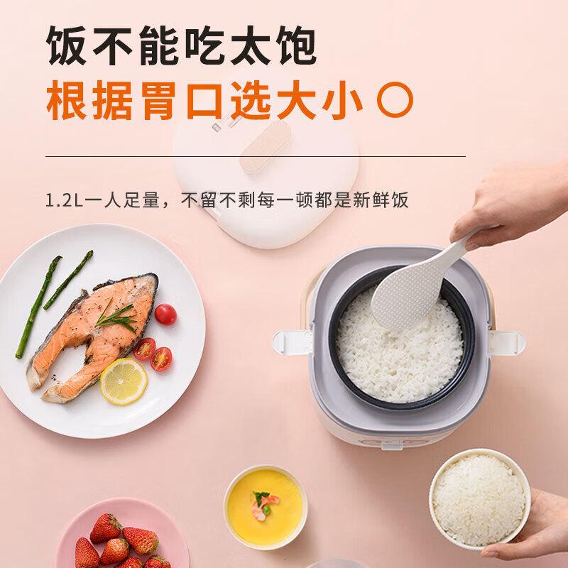 九阳(Joyoung)1.2L迷你容量1-2人电饭煲电饭锅宿舍小锅一键操作易收纳能蒸善煮不沾内胆12FZ618高清大图