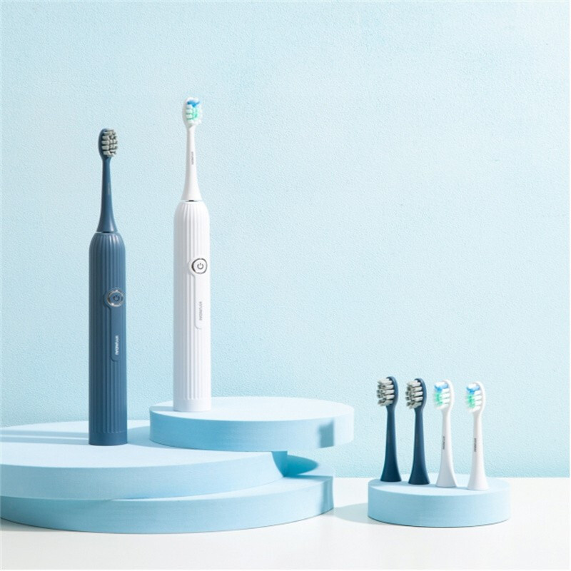 hyundai现代声波电动牙刷软毛成人电动牙刷x900情侣套装皓齿白