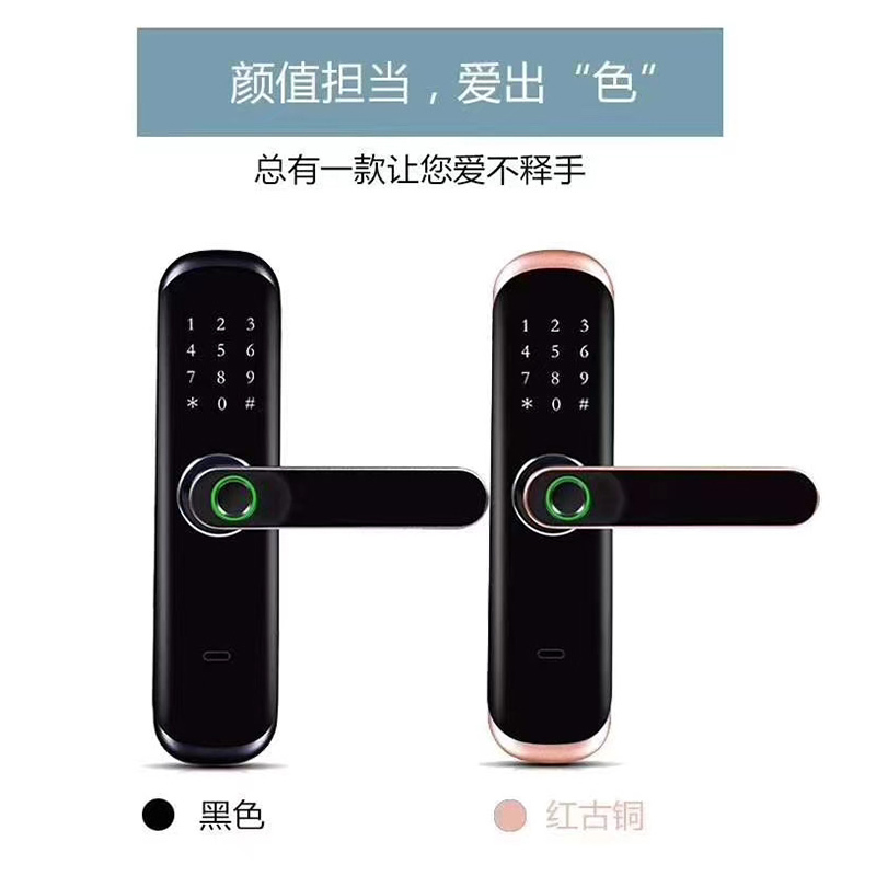 以方科技智能指纹锁家用防盗门密码锁智能锁自动电子锁磁卡门锁
